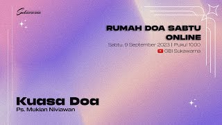 Rumah Doa Sabtu 9 September 2023