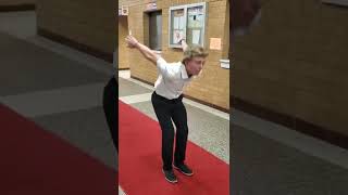 Daily backflip: on the red capet