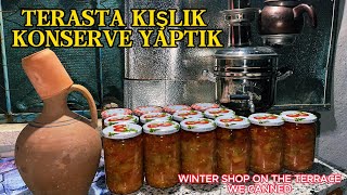 Kışlık Konserve Tarifi 👌💖👌 Grandma's Winter Canned Recipe 👌💖👌