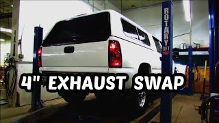 LBZ Duramax Stock vs 4" Exhaust SWAP