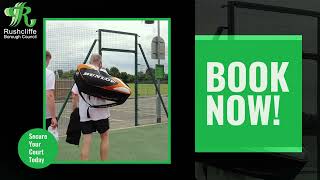 Book your court at Bridgford Park or West Park today!