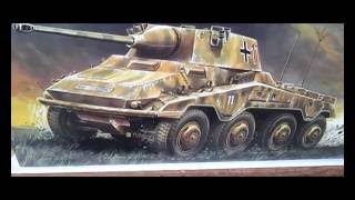 Italeri 1:35 SD Kfz234/2 PUMA hand Painted!