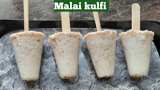 Malai kulfi//kulfi making in telugu//homemade kulfi