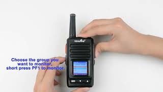 TH-282 PoC Radio Monitor Group Function