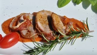 Schweins-Stotzenfilet auf Tomatensauce - http://www.jeannettekocht.ch