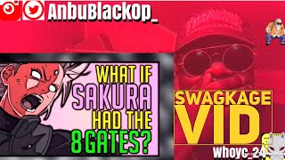 Swagkage If sakura could use the 8 gates (Reaction)