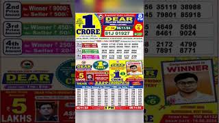 Dear Lottery Result Today 8 PM | 6 Nov 2024