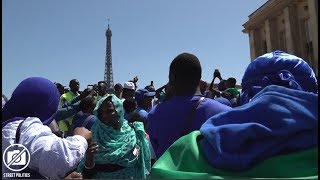 Les soudanais d'Europe manifestent en soutien à la révolution soudanaise / Paris - 29 juin 2019