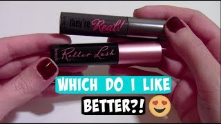 CHOOSING WHICH BENEFIT MASCARA IS BETTER + REVIEW OF BOTH