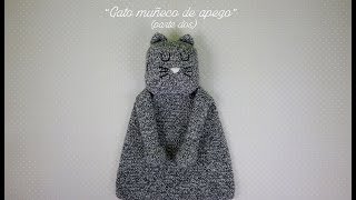 Tutorial amigurumi: gato muñeco de apego(parte 2).