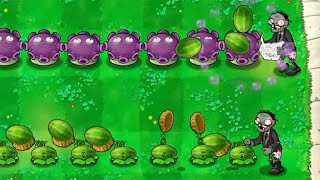 Plants vs. Zombies: The gloom shroom and the watermelon, who is stronger?