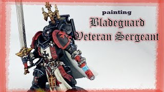 Painting a customized Black Templar Bladeguard Veteran!