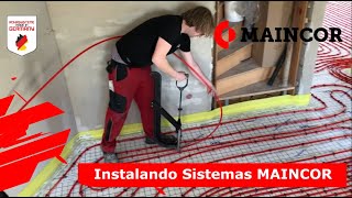 Instalación de suelo radiante y ACS - Sistemas Maincor