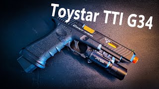 [4K] Toystar - TTI G34 glock unboxing 토이스타 글록 G34 언박싱 #airsoft