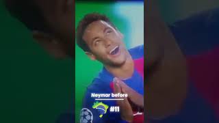 Neymar now vs then🔥🥶