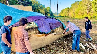 Silage pile discovery! **[ UNPLEASANTLY SHOCKING!