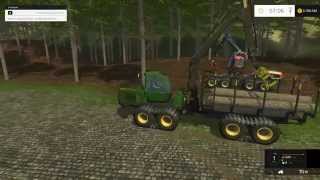 Farming Simulator 15 John Deere 1510E Forwarder