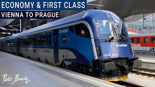 TRIP REPORT | CD railjet | Economy vs First class | Vienna to Prague