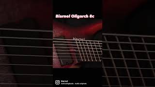 Why 8 strings on a fanned fret headless guitar?Well… Biarnel Oligarch 8c