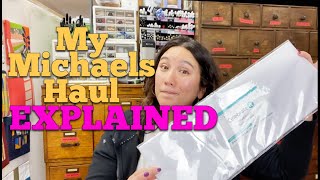 Michaels Haul Video Explained