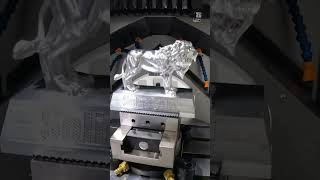 Amazing Lion CNC Machined with SolidCAM