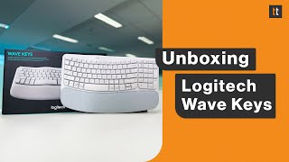 Logitech Wave Keys é teclado ERGONÔMICO e SEM FIO! | Unboxing