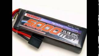 Tenergy 11.1V 5000mAh 25C LIPO Battery Pack w Traxxas Connector