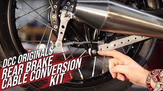 DCC Originals Rear Brake Cable Conversion Kit - Dime City Cycles