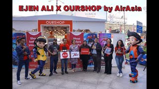 Ejen Ali official merchandise preview by Ourshop's pop-up store by AirAsia