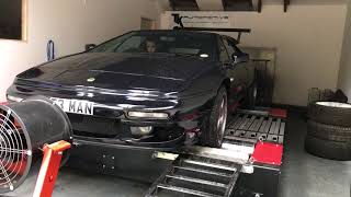 Lotus Esprit Turbo dyno run