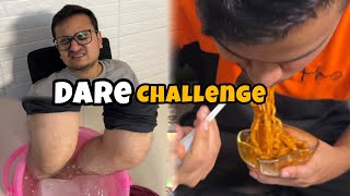 Do The Dare Challenge|| kis ny dare poora kiya😅