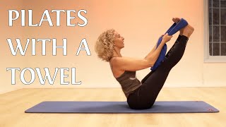 Pilates Class with a Towel