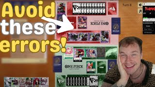 Small decisions are costing you games :( || One Piece TCG Coaching reviews