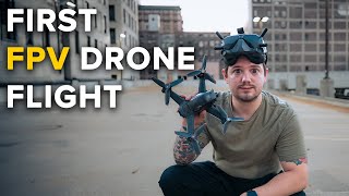 DJI FPV Drone   FIRST FLIGHT