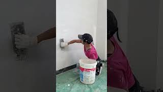 Efficient Putty Scraping for Interior Decoration | Putty Scraping Tool