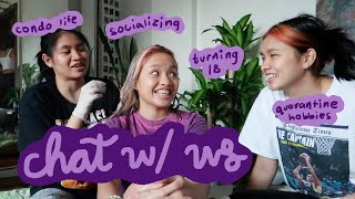 SISTER CHAT: quarantine, college… + dyeing hair grey (unseen vlog)