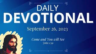 Daily Devotional Today - John 1:39 – September 26, 2023