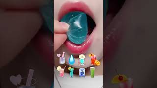 Asmr emoji food 💧🍧🧋🍹🧃🍸#mukbang #먹방 #emoji #eating #trending #shorts