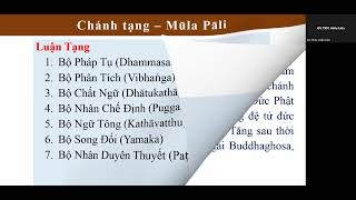 Bài 11. Chú giải (Aṭṭhakathā) và Phụ chú giải (Ṭīkā) NS TS TN Hiếu Liên