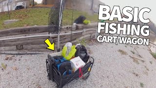 Basic Fishing Cart/Wagon with Rod Holders