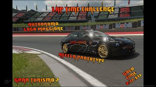 Gran Turismo 7 Lap Time challenge at the Autodromo Lago Maggiore with the AFEELA Prototype