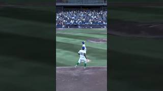 POP UP OFF HIS HEAD!! STILL GOT THE OUT! 😱😭 MLB The Show 23 #shorts #mlbtheshow23