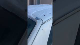 84 VW Rabbit EV Star Roof Update