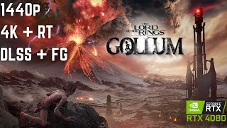 GeForce RTX 4080 | Lord of the Rings: Gollum | 1440p, 4K | RT, DLSS, FG