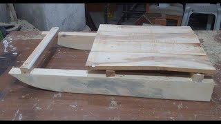 simple snow sled making / basit kar kızağı yapımı #keşfet #snow #snowboarding  #woodworking #diy