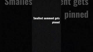 Smallest comment gets pinned