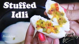 Stuffed Idli recipe | Idli Stuffing in Bengali | Masala Stuffed Idli