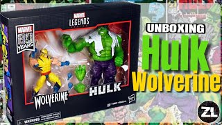 ZL UNBOXING - Hulk Wolverine 80th Years MARVEL LEGENDS