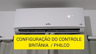 Como configurar o controle do ar condicionado BRITÂNIA pra pra gelar na configuração certa