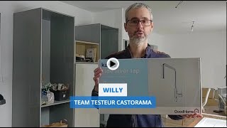 Avis Consommateur : Mitigeur de cuisine argent GoodHome Kamut | Castorama